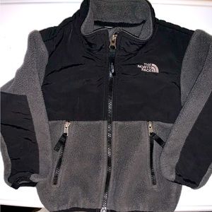 The North Face fleece zip up jacket size 2T